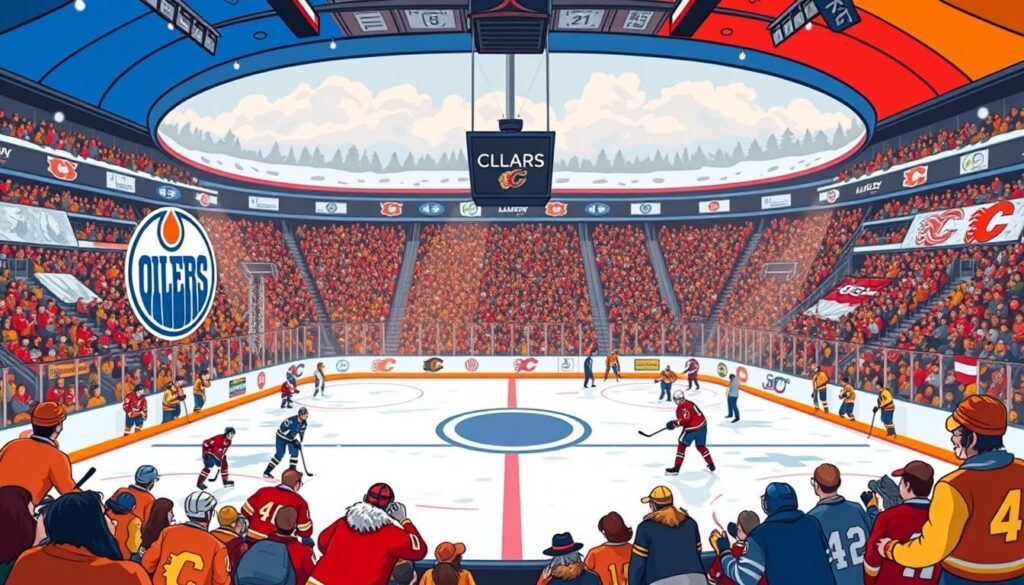 Oilers vs Flames Rivalry