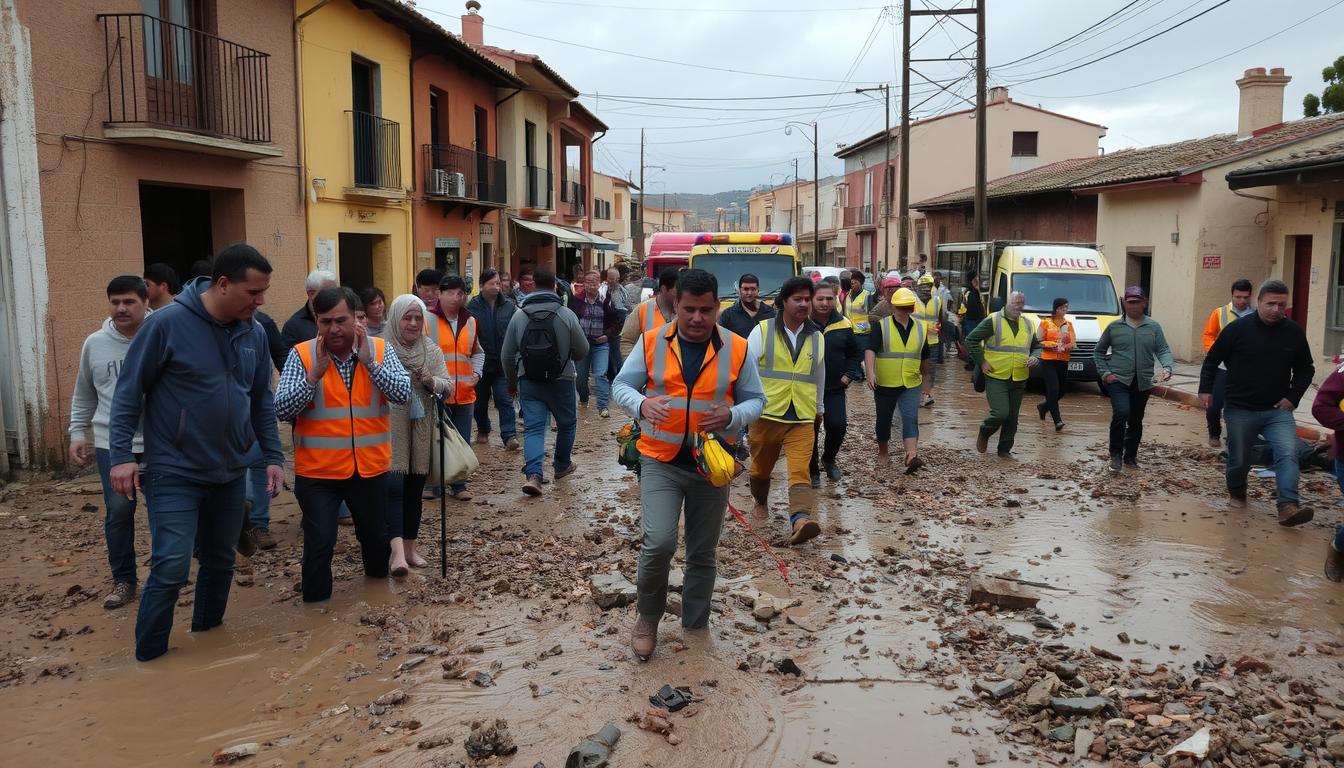 Spain King Flood Site Backlash