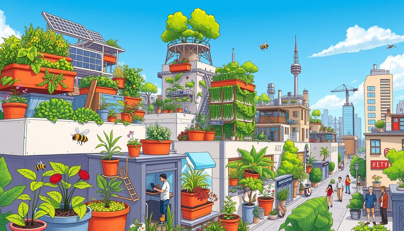 sustainable urban farming techniques