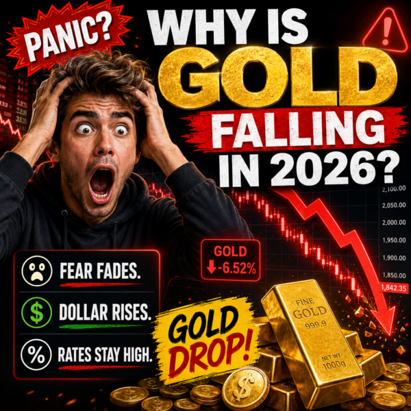 Oh Gold is falling in 2026 for one simple reason