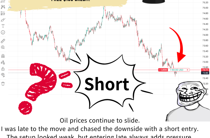 Oil Keeps Falling: Why Crude Prices Are Sliding and Why Chasing the Move Can Be Dangerous