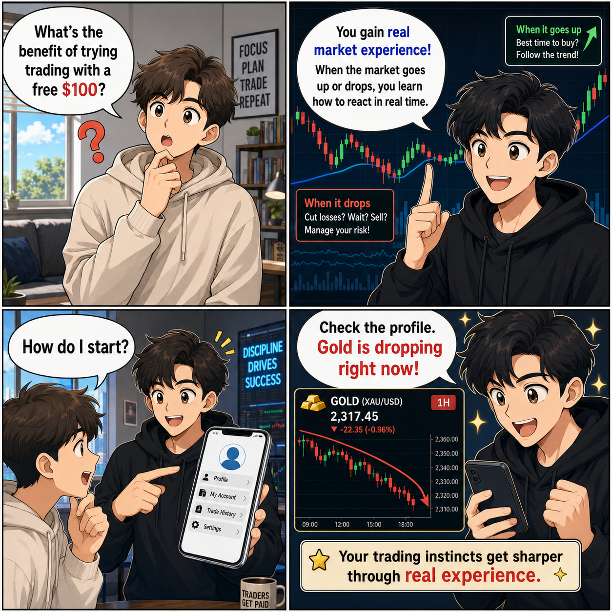 Trading is not just about clicking buy or sell.