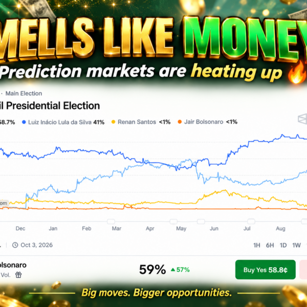 Brazil Election 2026: Why Polymarket Has Flávio Bolsonaro at 58.7% While Lula Trails at 41%