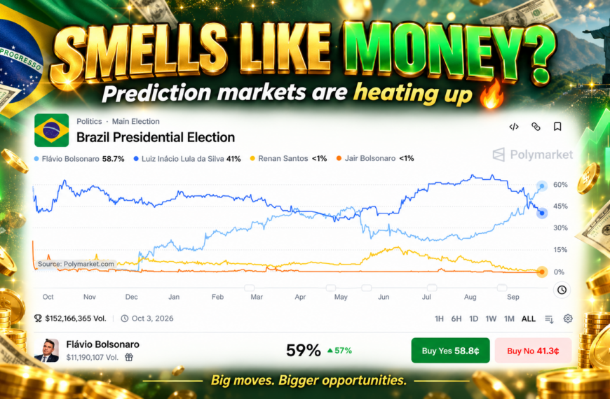 Brazil Election 2026: Why Polymarket Has Flávio Bolsonaro at 58.7% While Lula Trails at 41%